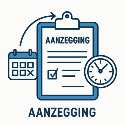 aanzegging - regels cao Tandtechniek