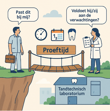 proeftijd in de tandtechniek