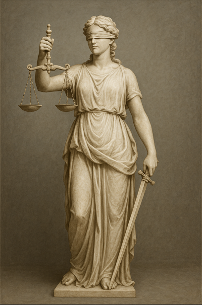 vrouwe justitia